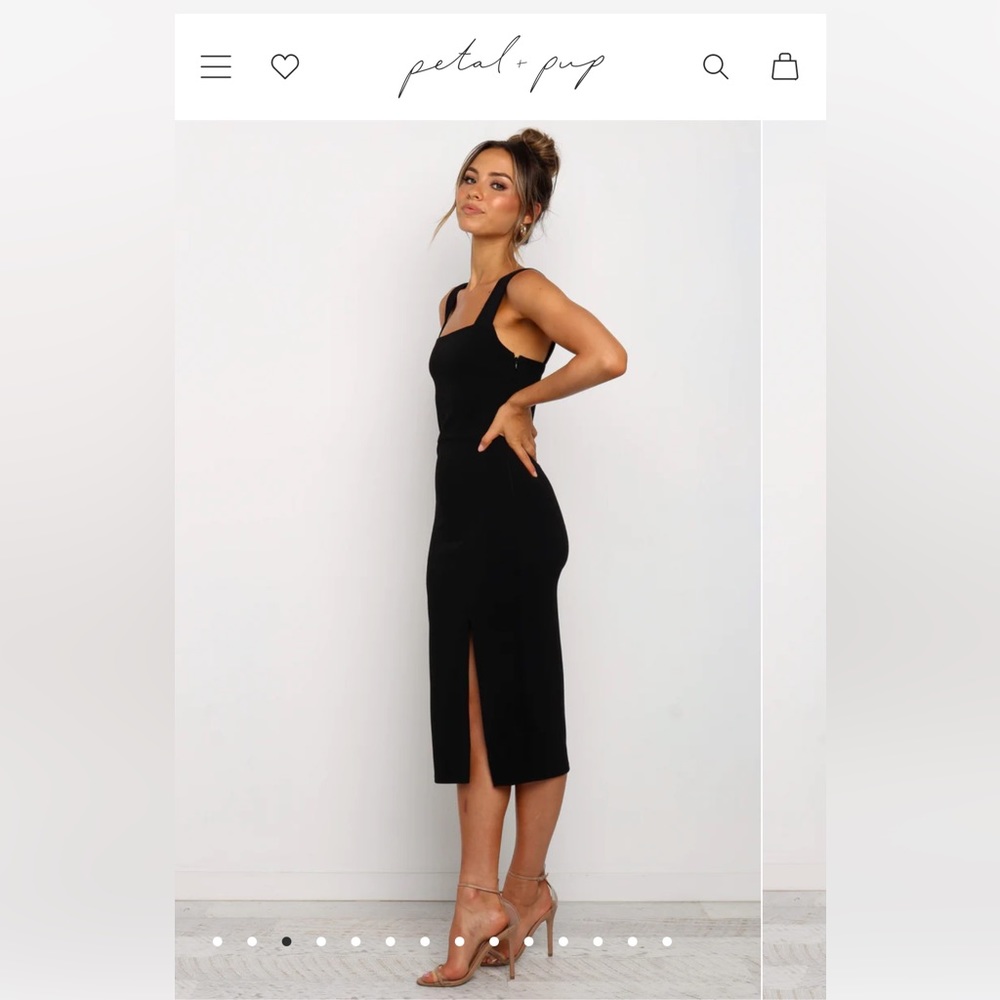 Black Hyatt Dress by Petal and Pup